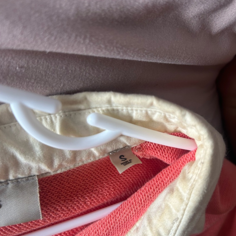 Essentials Henley Rugby Coral Oversized - Picture 7 of 8